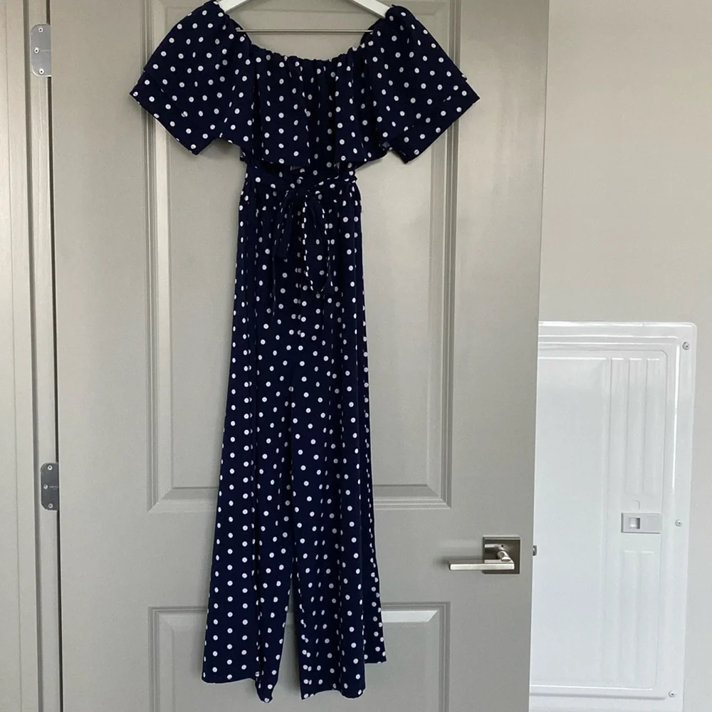 Women’s SHEIN Polka Dot Jumpsuit - Picture 2 of 5